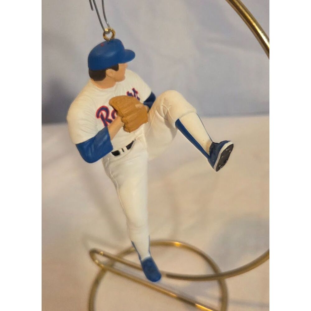 Nolan Ryan Baseball Ornament – Texas Rangers Pitcher #34 – Vintage Sports Figure